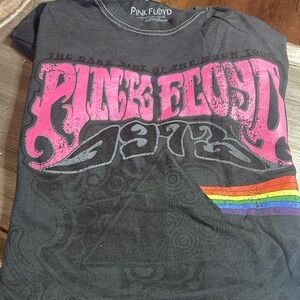 1973 the Darkside of the moon, Pink Floyd T-shirt, sz  small black 100% cotton🩷